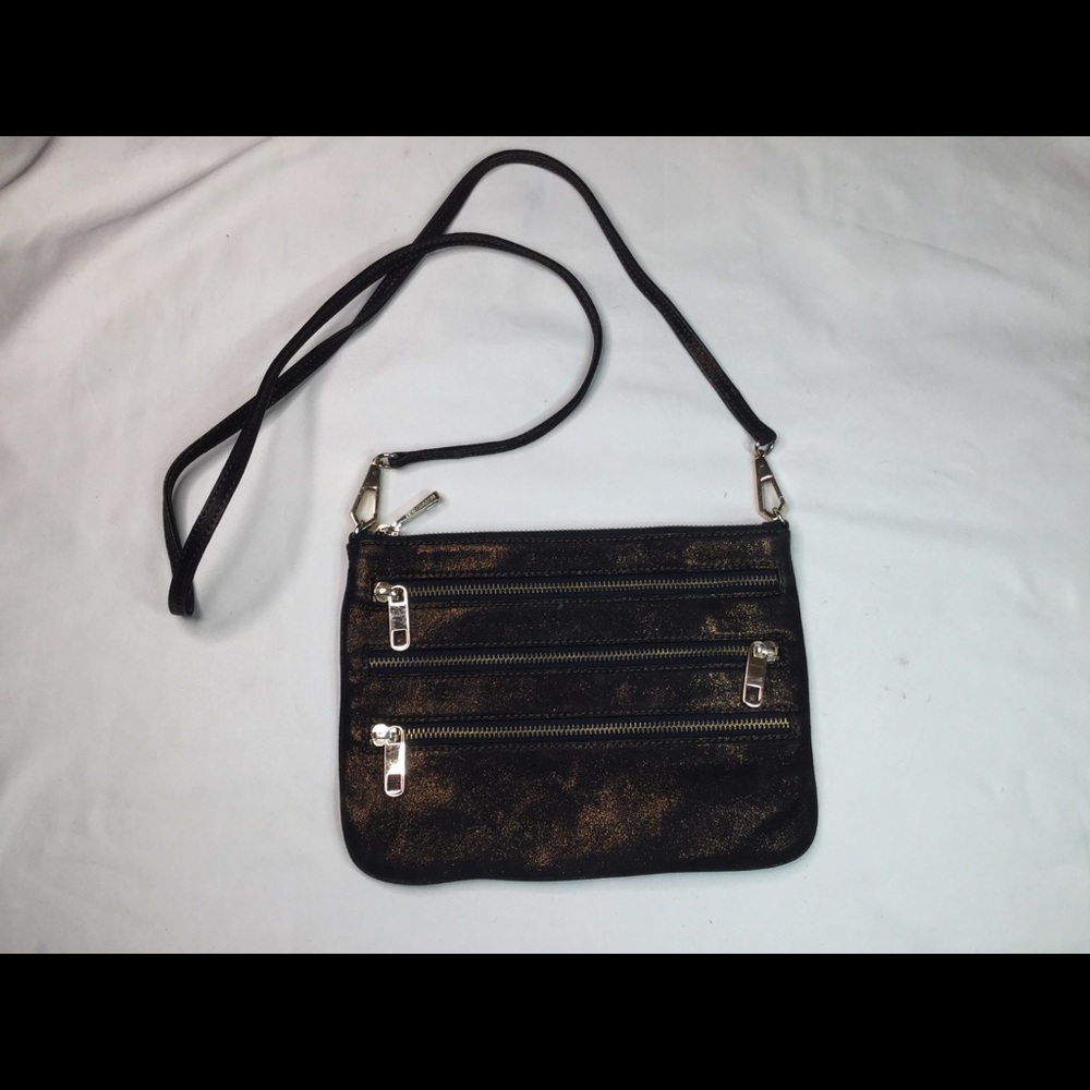 Rebecca Minkoff Black Shimmer Crossbody - READ AD